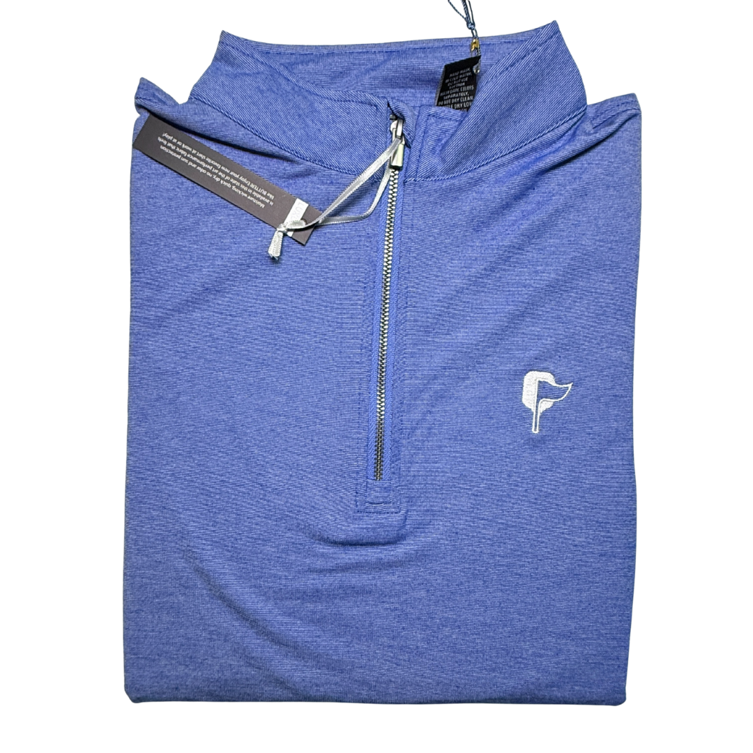 Nautical Blue Butter Stripe Half Zip