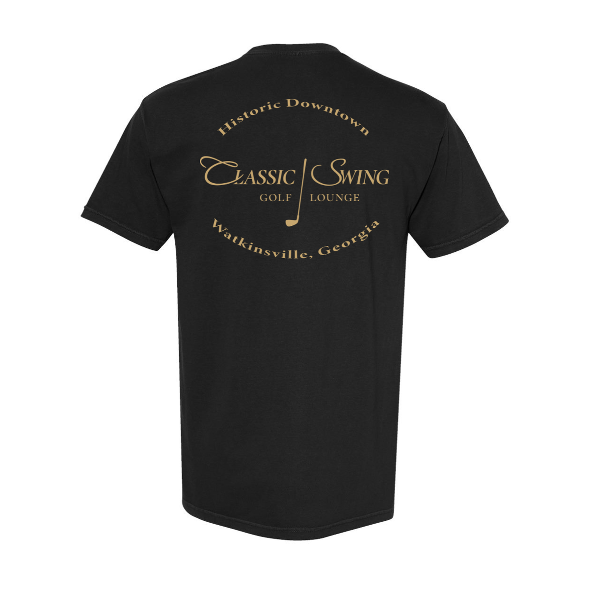Unisex Classic Swing Lounge Tee-Black