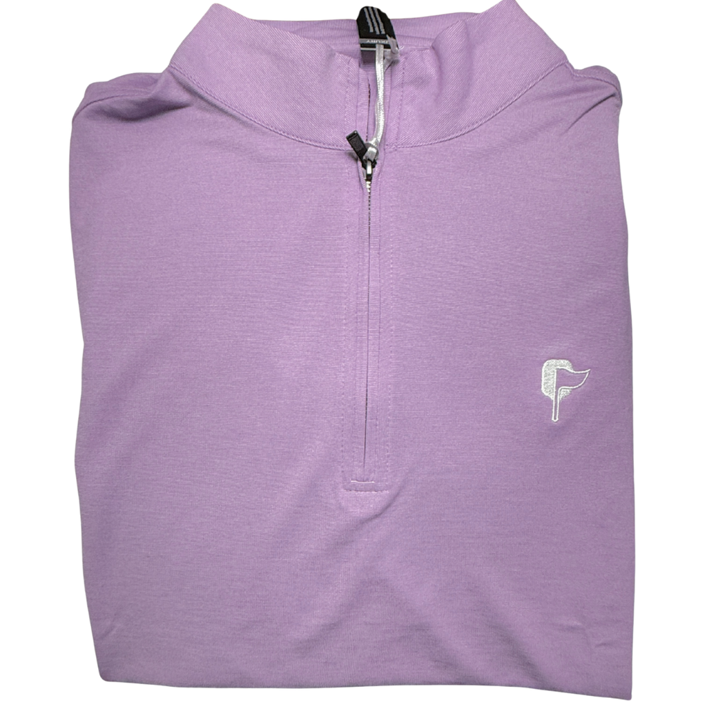 Lavender Butter Stripe Half Zip