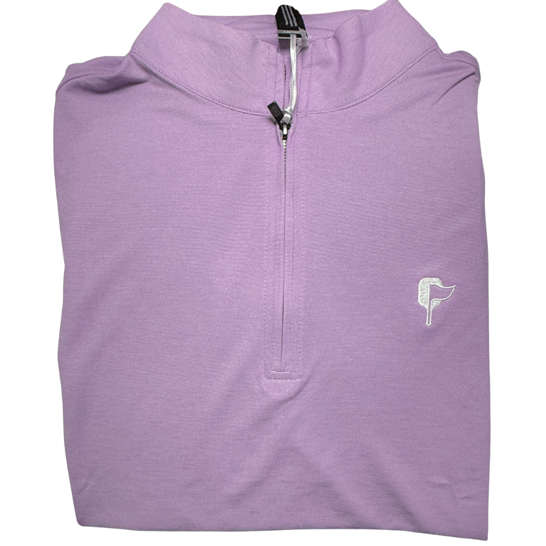 Lavender Butter Stripe Half Zip