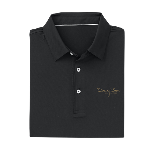 Men's Classic Performance Polo- Black