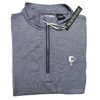 Navy Butter Stripe Half Zip