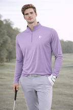 Lavender Butter Stripe Half Zip