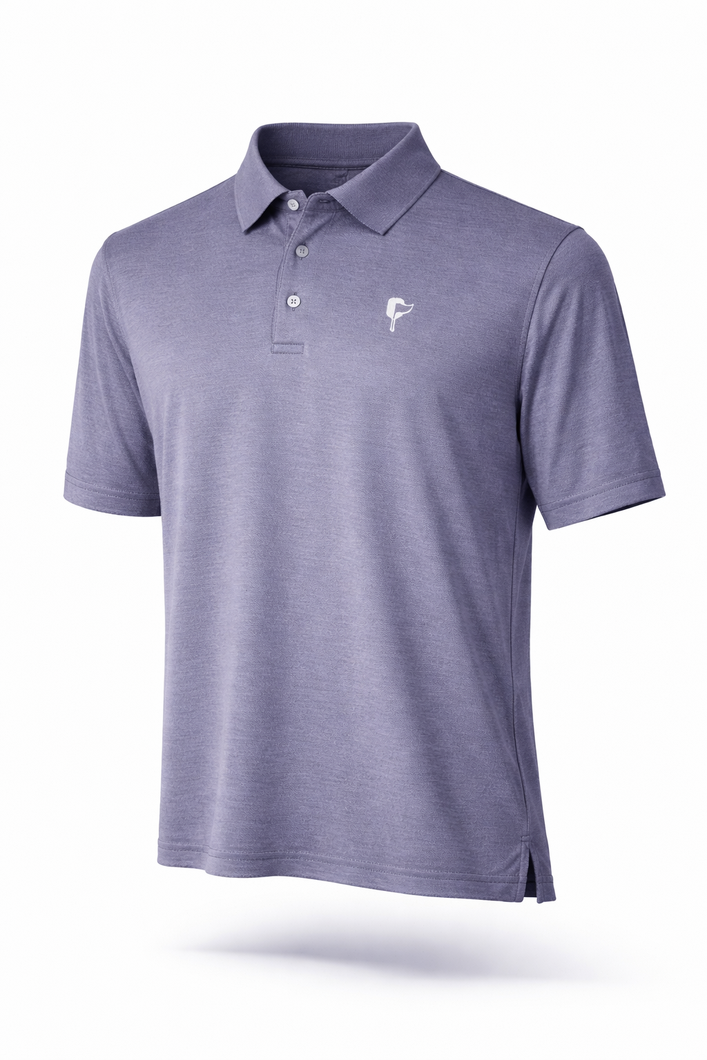 Navy Butter Stripe Performance Polo