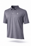 Soft Black Butter Stripe Performance Polo