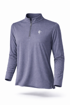 Navy Butter Stripe Half Zip