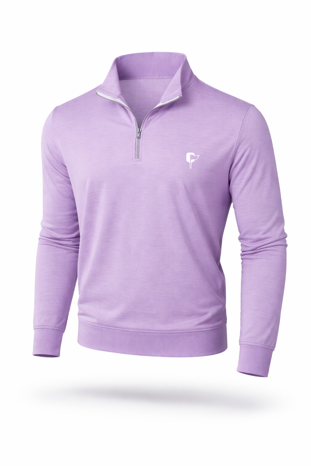 Lavender Butter Stripe Half Zip